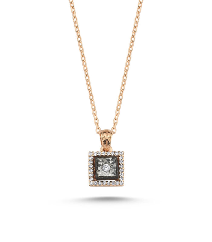 0.08 Karat Elmas Kolye