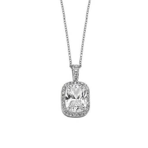 Topaz Taşlı Pırlanta Kolye