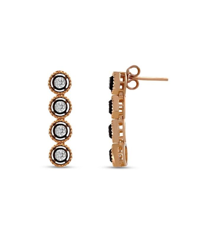 0.05 Karat Elmas Fantezi Küpe