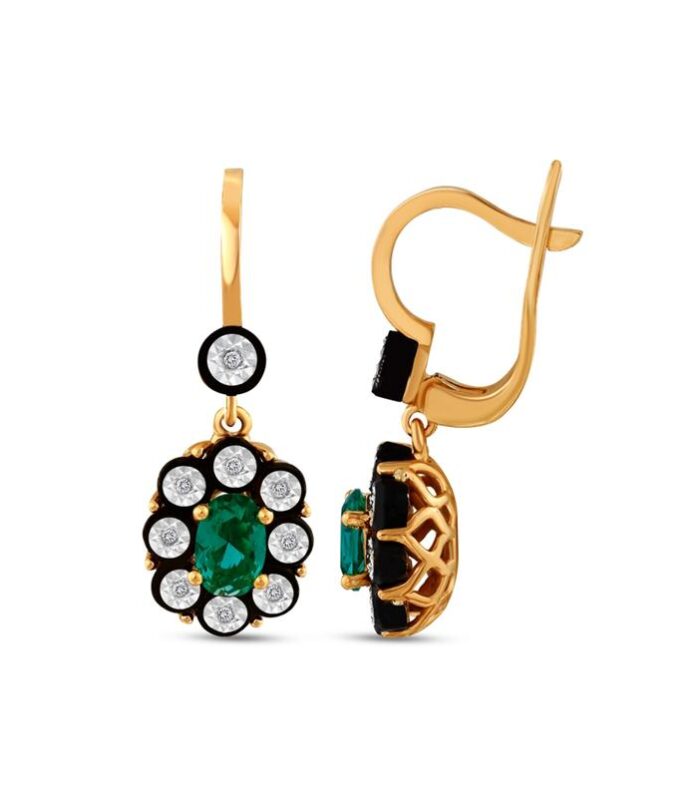 0.07 Karat Elmas Fantezi Küpe