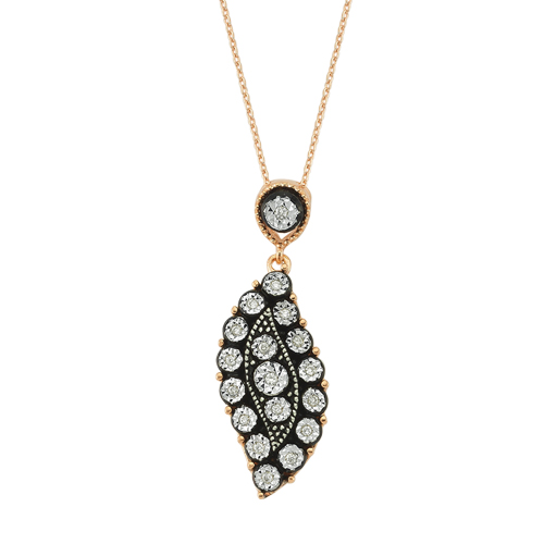 0.08 Karat Elmas Fantezi Kolye