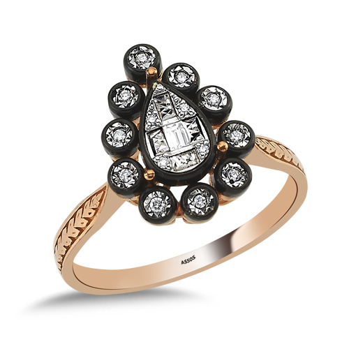 0.08 Karat Venüs Elmas Yüzük