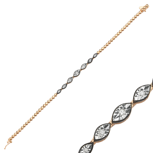 0.09 Karat Elmas Bileklik