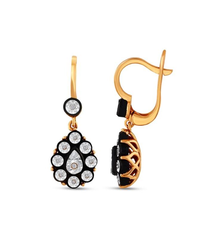 0.09 Karat Elmas Fantezi Küpe