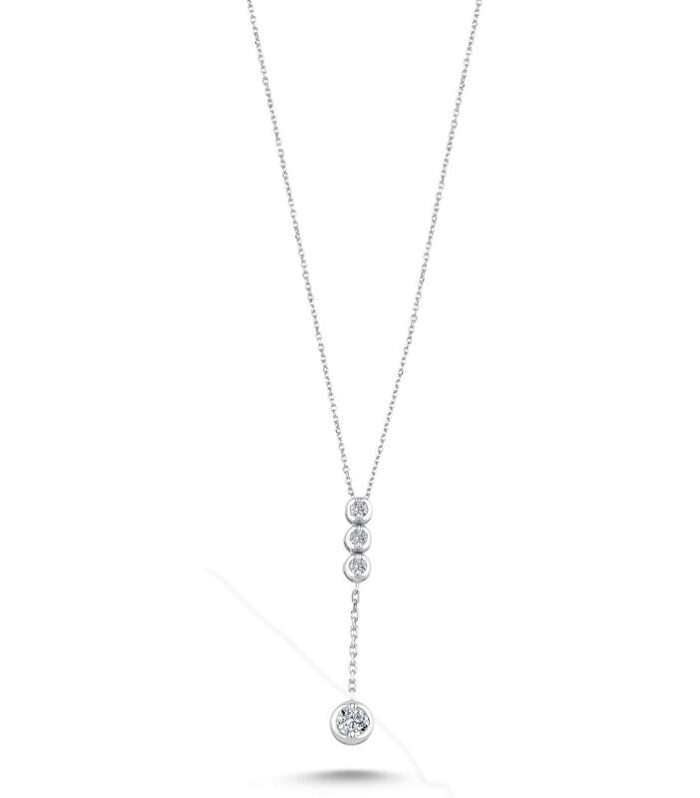 0.09 Karat Pırlanta Fantezi Kolye