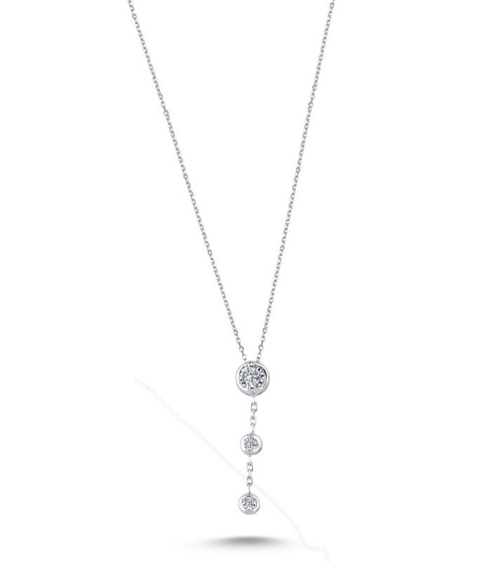 0.09 Karat Pırlanta Fantezi Kolye