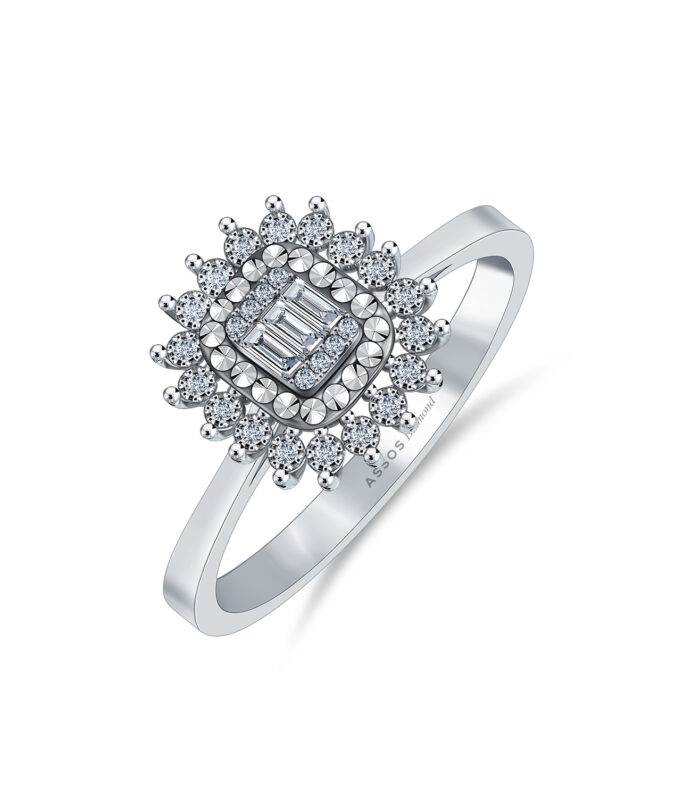 0.09 Karat Pırlanta Fantezi Yüzük