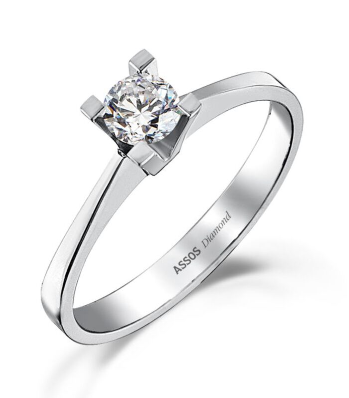 0.10 Karat Pırlanta Tektaş Yüzük