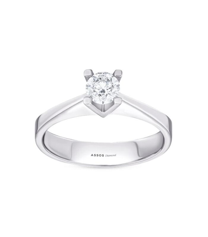 0.10 Karat Pırlanta Tektaş Yüzük