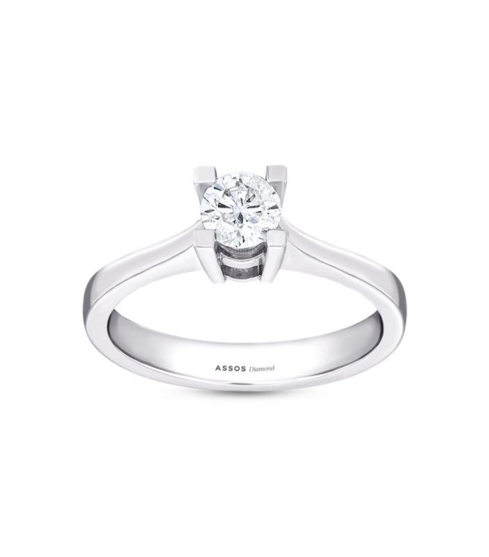 0.10 Karat Pırlanta Tektaş Yüzük