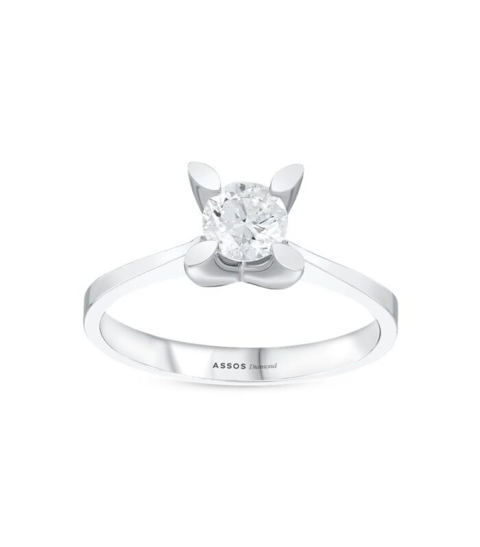 0.10 Karat Pırlanta Tektaş Yüzük