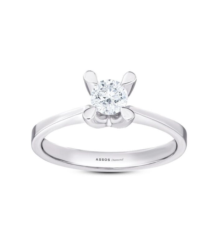 0.10 Karat Pırlanta Tektaş Yüzük