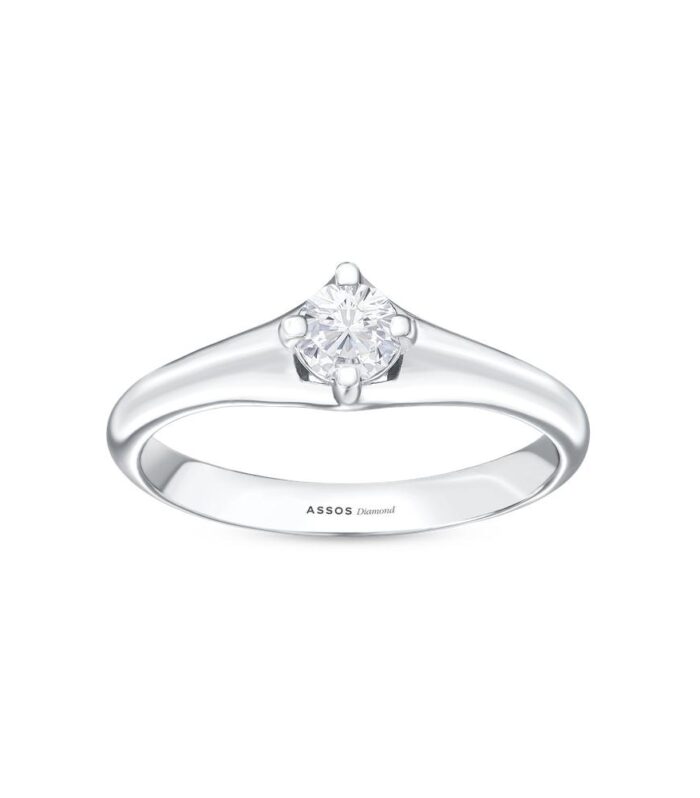 0.10 Karat Pırlanta Tektaş Yüzük