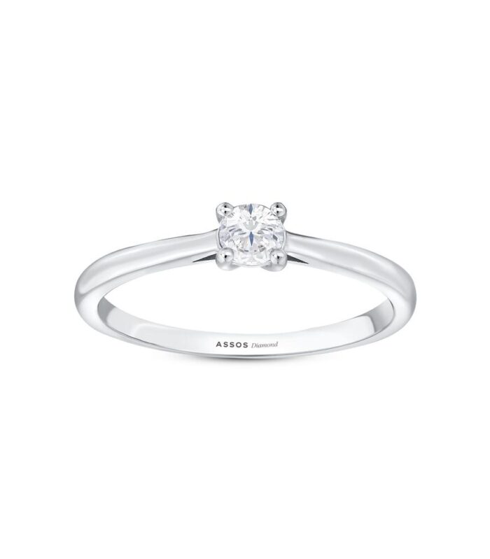 0.10 Karat Pırlanta Tektaş Yüzük