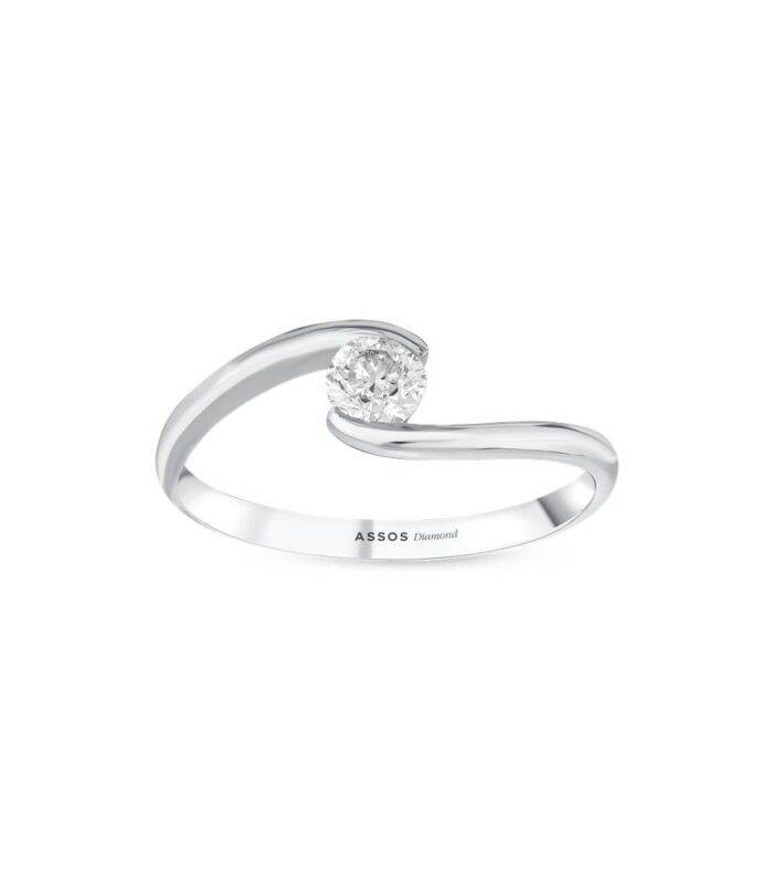 0.10 Karat Pırlanta Tektaş Yüzük