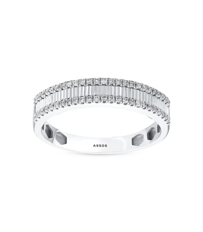 0.10 Karat Yarım Tur Pırlanta Yüzük