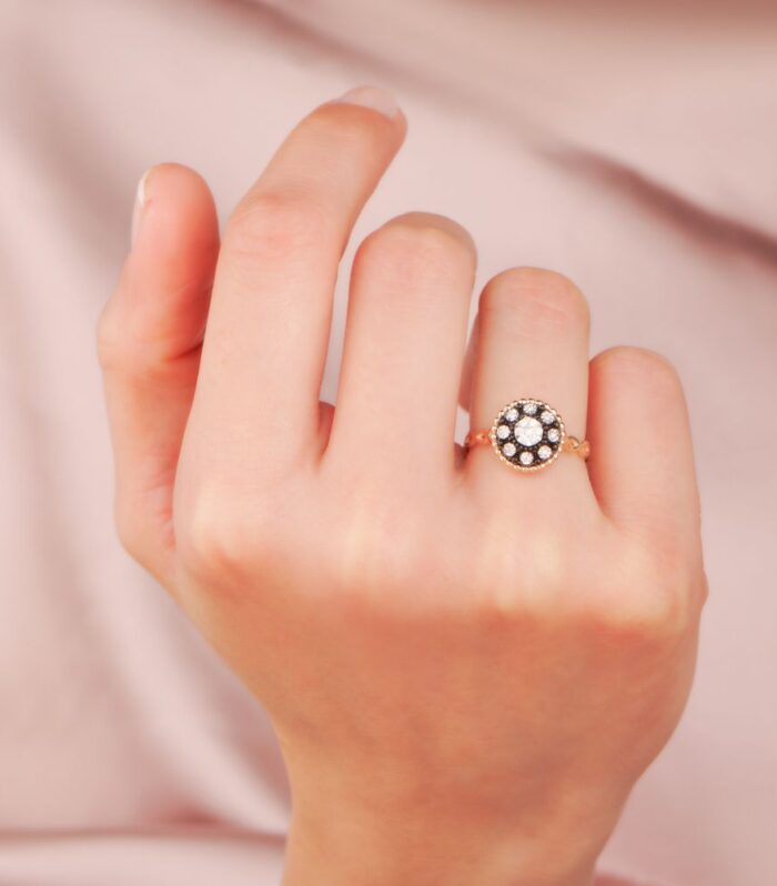 0.11 Karat Elmas Fantezi Yüzük