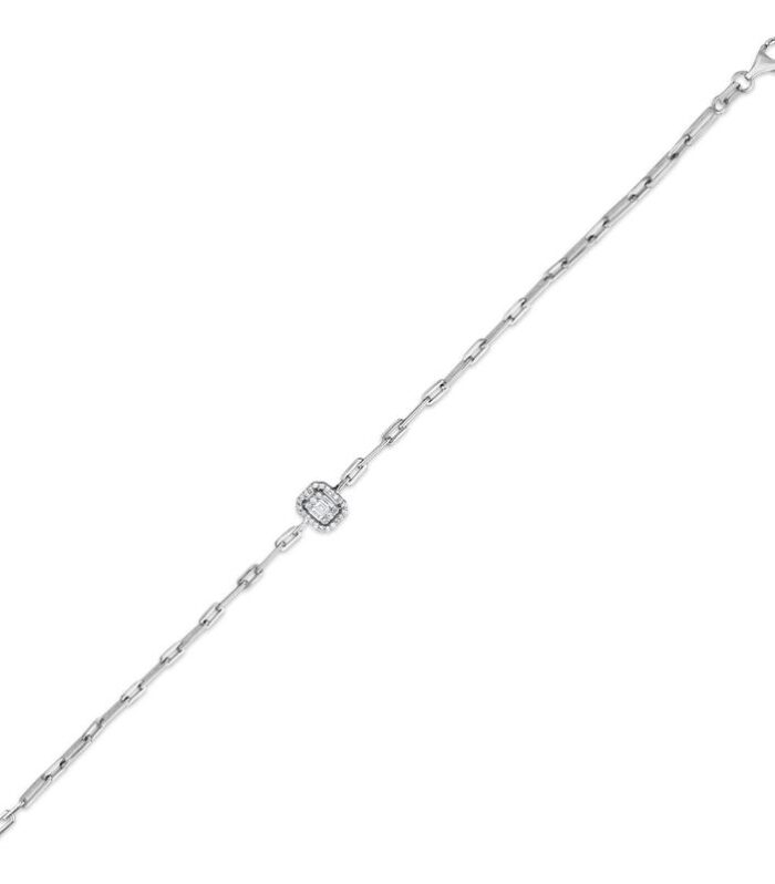 0.15 Karat Baget Pırlanta Bileklik