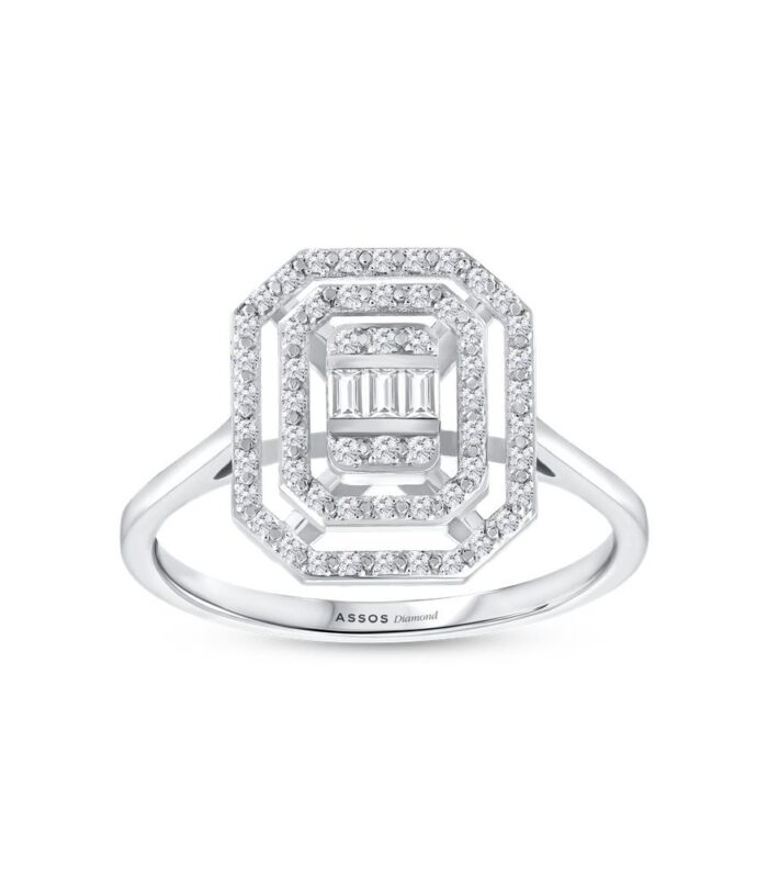 0.15 Karat Baget Pırlanta Yüzük