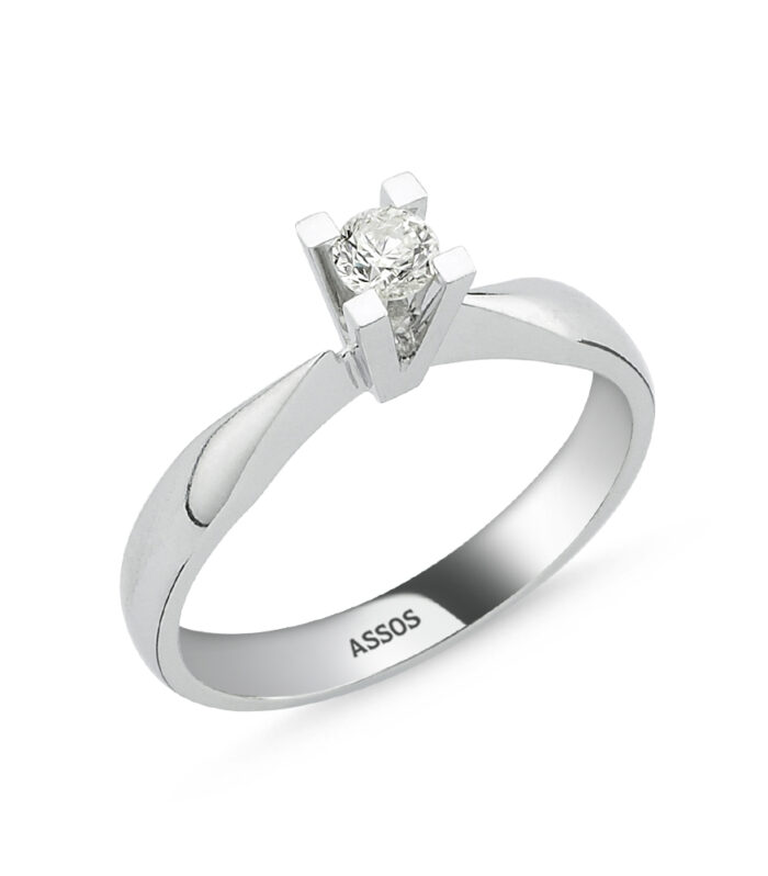 0.15 Karat Pırlanta Tektaş Yüzük