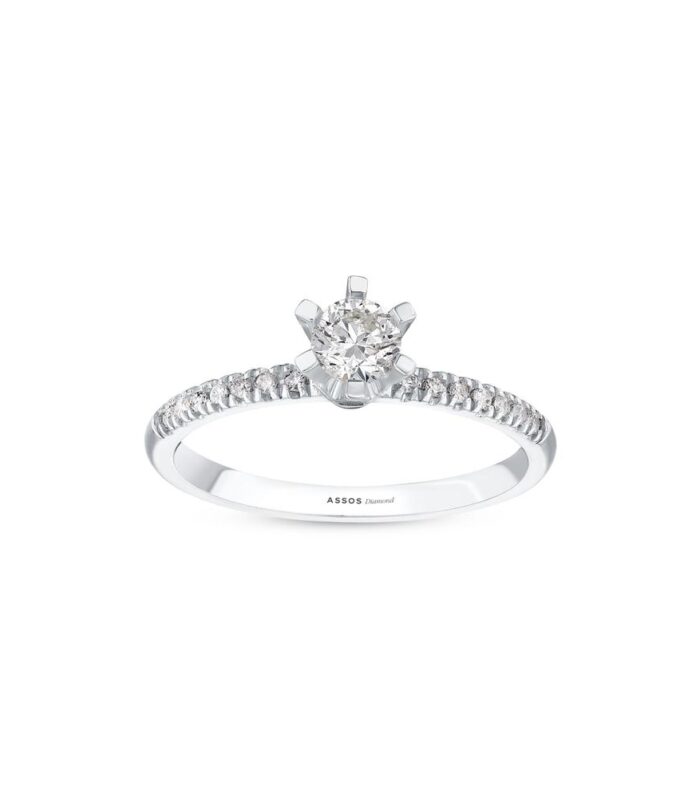 0.15 Karat Pırlanta Tektaş Yüzük