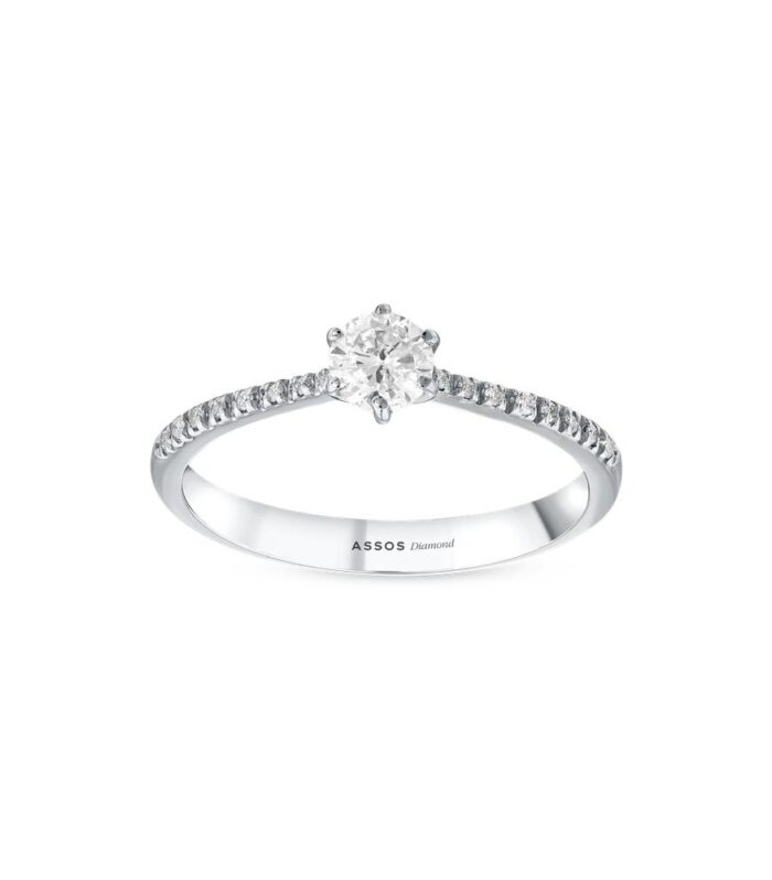 0.15 Karat Pırlanta Tektaş Yüzük