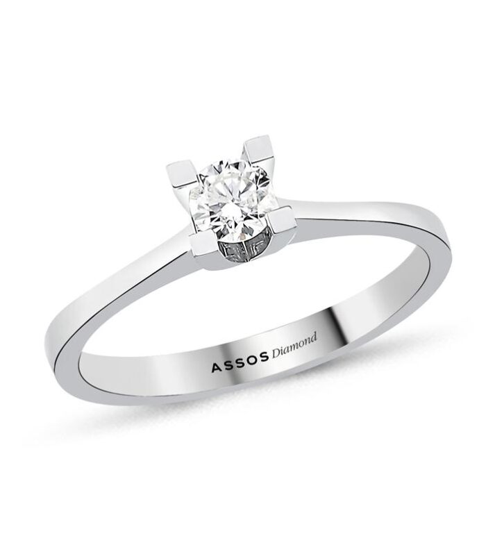 0.15 Karat Pırlanta Tektaş Yüzük