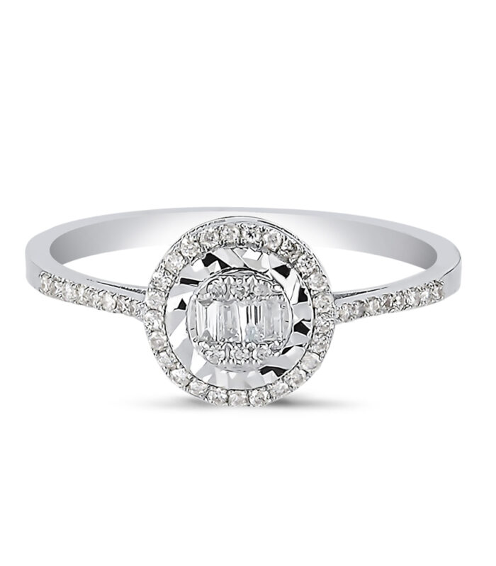 0.16 Karat Baget Pırlanta Yüzük