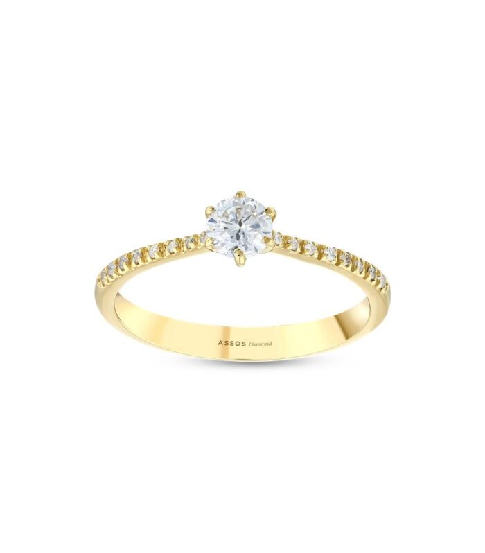 0.16 Karat Pırlanta Tektaş Yüzük