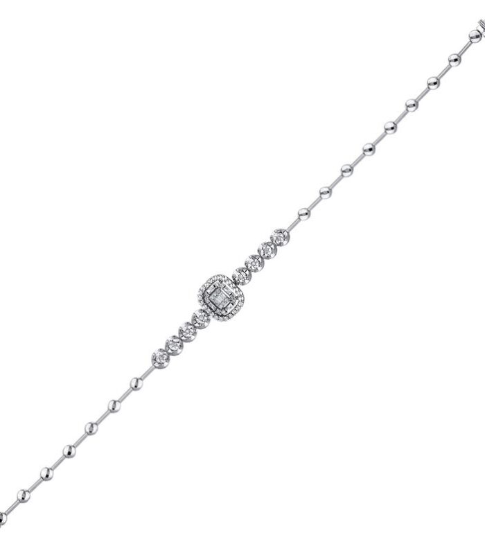 0.17 Karat Baget Pırlanta Bileklik