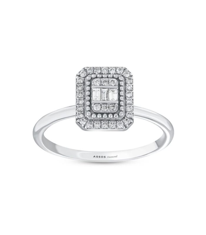 0.17 Karat Baget Pırlanta Yüzük