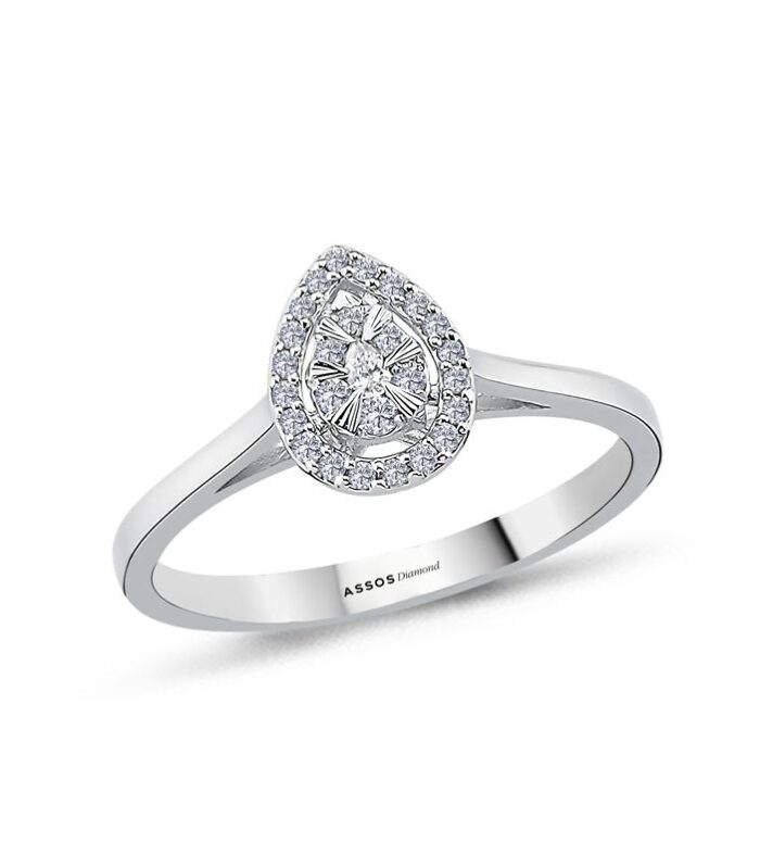 0.17 Karat Pırlanta Fantezi Yüzük