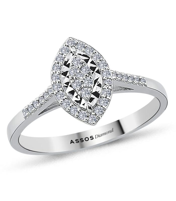 0.18 Karat Pırlanta Fantezi Yüzük