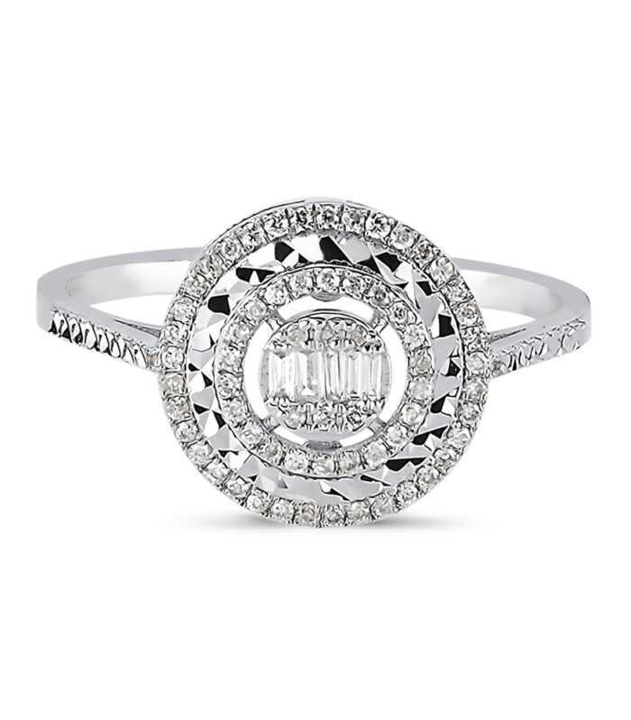 0.19 Karat Baget Pırlanta Yüzük