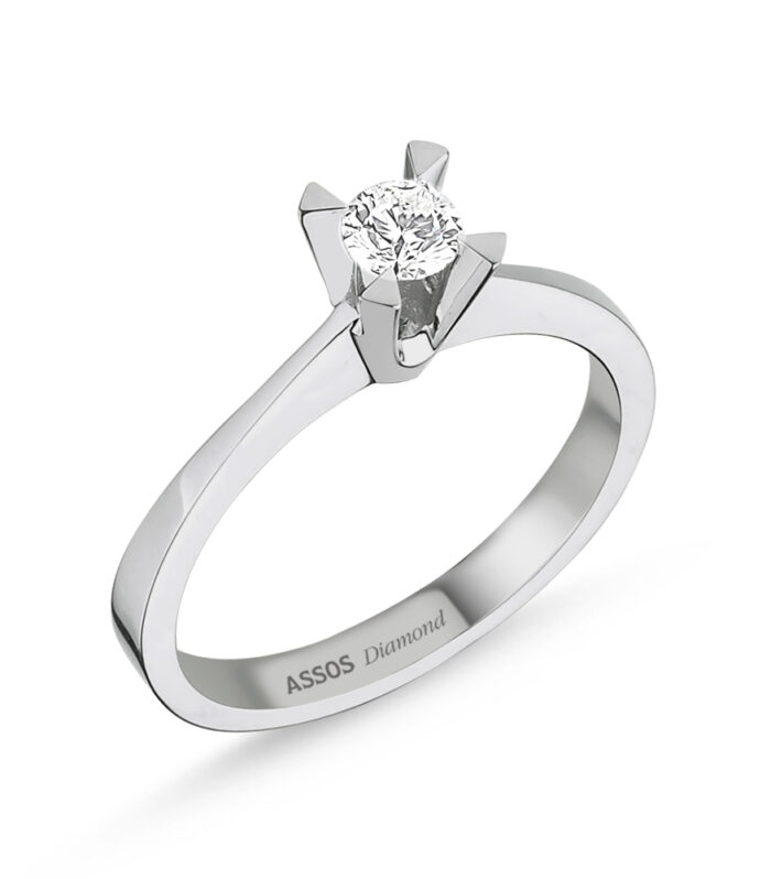 0.20 Karat Pırlanta Tektaş Yüzük