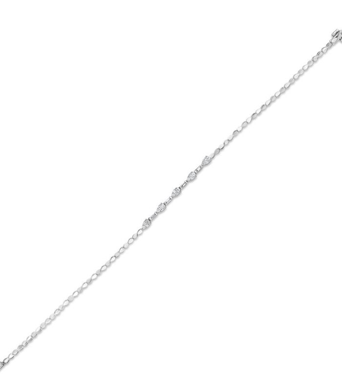 0.22 Karat Baget Taşlı Pırlanta Bileklik