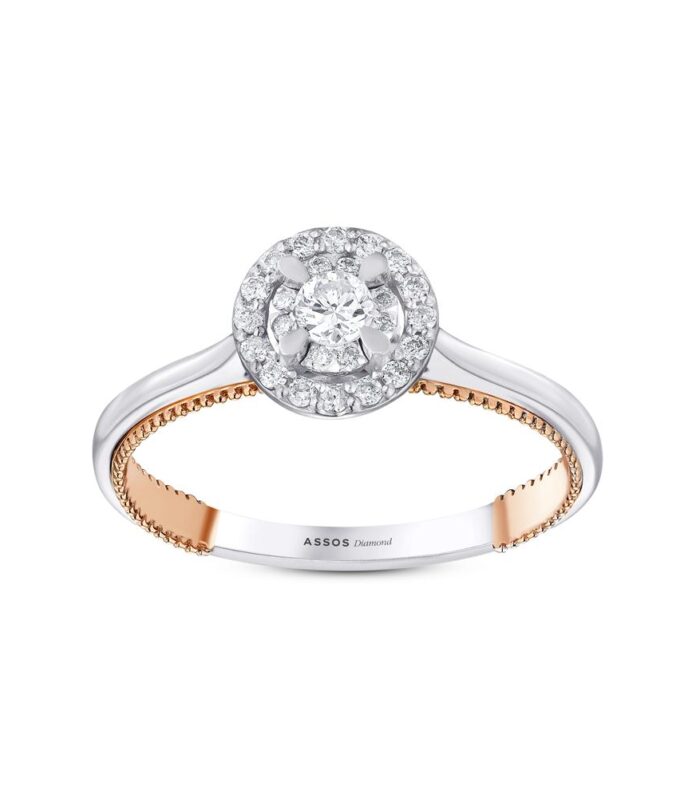 0.22 Karat Pırlanta Fantezi Yüzük