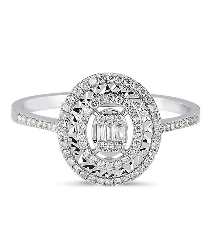 0.24 Karat Baget Pırlanta Yüzük