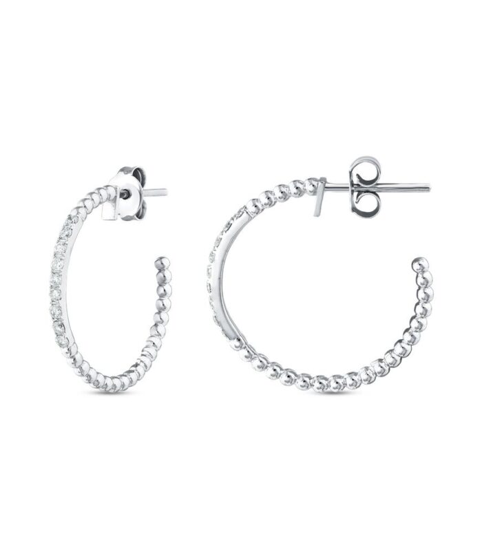 0.24 Karat Pırlanta Halka Küpe