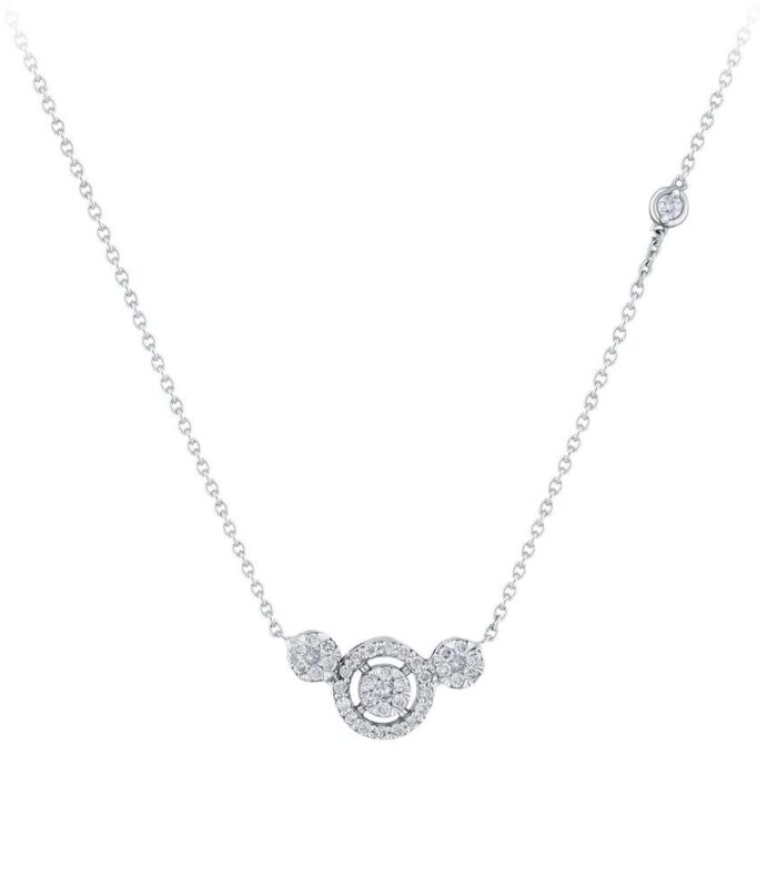 0.24 Karat Pırlanta Tria Kolye