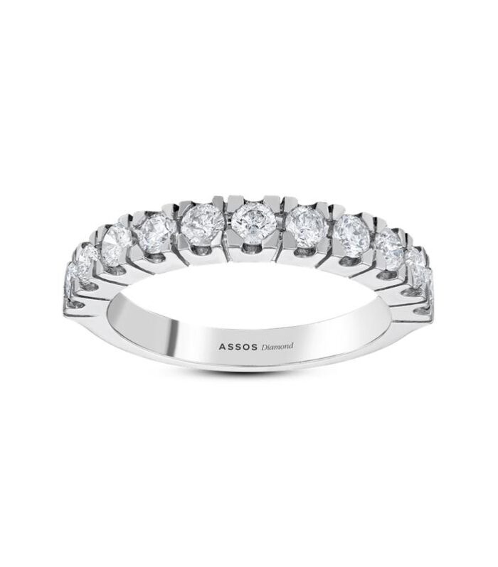 0.25 Karat Pırlanta Yarım Tur Yüzük