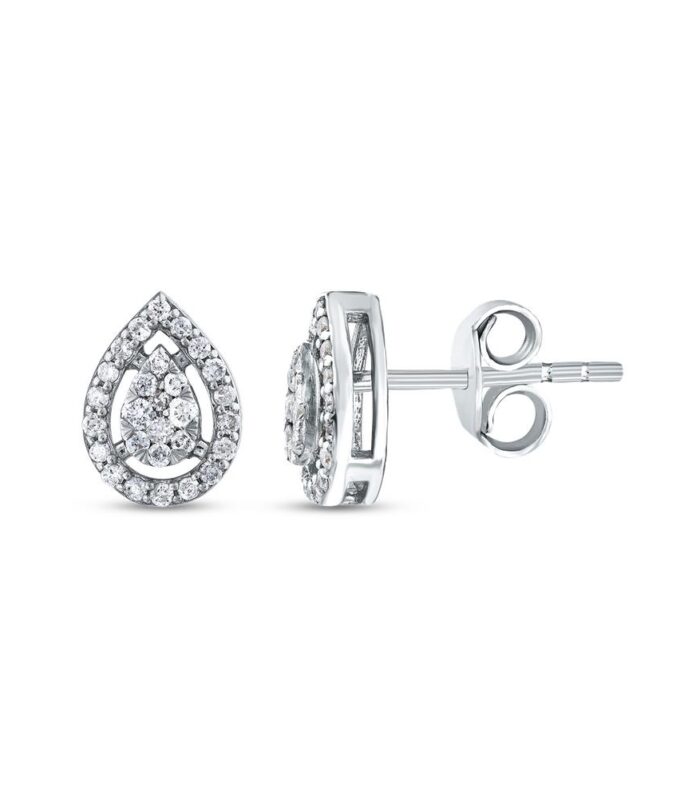 0.27 Karat Pırlanta Fantezi Küpe