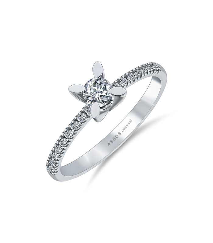 0.28 Karat Pırlanta Tektaş Yüzük