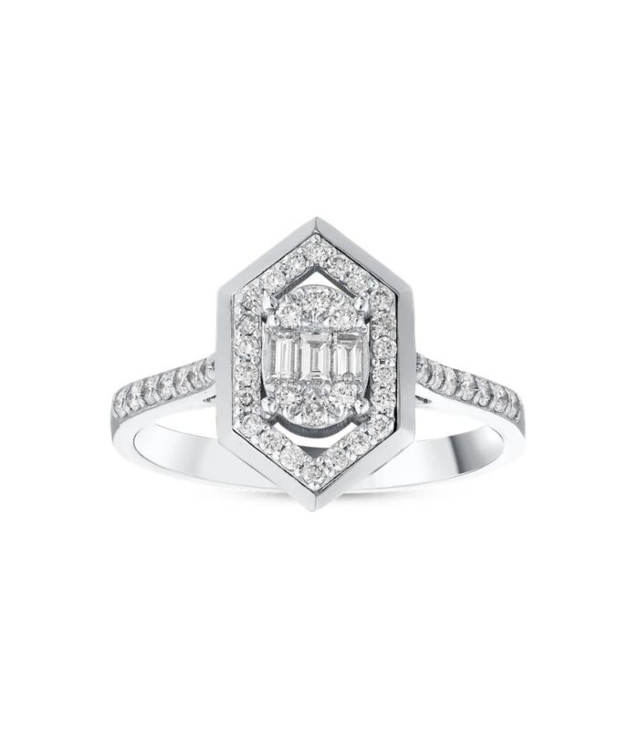 0.31 Karat Baget Pırlanta Yüzük