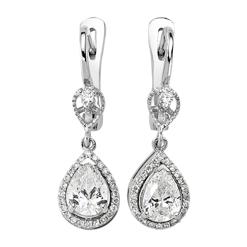 0.32 Karat Pırlanta Fantazi Küpe