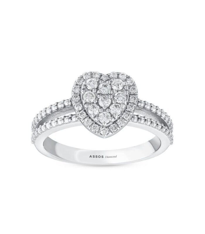 0.33 Karat Kalp Pırlanta Yüzük