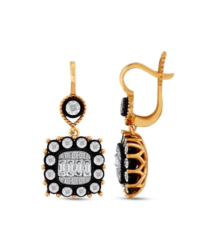 0.34 Karat Elmas Fantezi Küpe