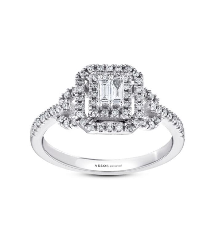 0.35 Karat Baget Pırlanta Yüzük