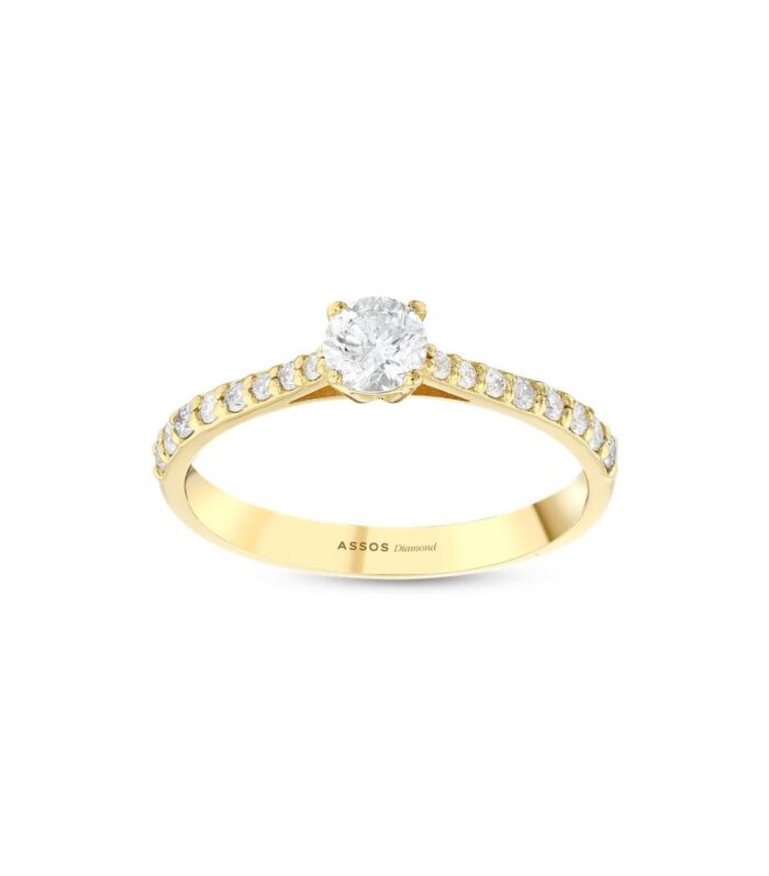 0.35 Karat Pırlanta Tektaş Yüzük