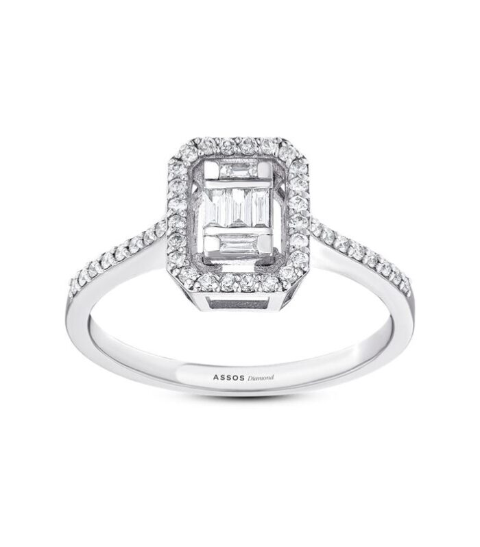 0.36 Karat Baget Pırlanta Yüzük